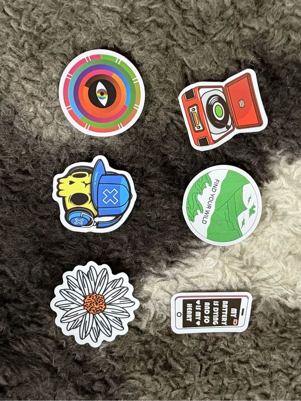25-Pack Aesthetic Vinyl Stickers Bundle - Vibrant Waterproof Decals Lot